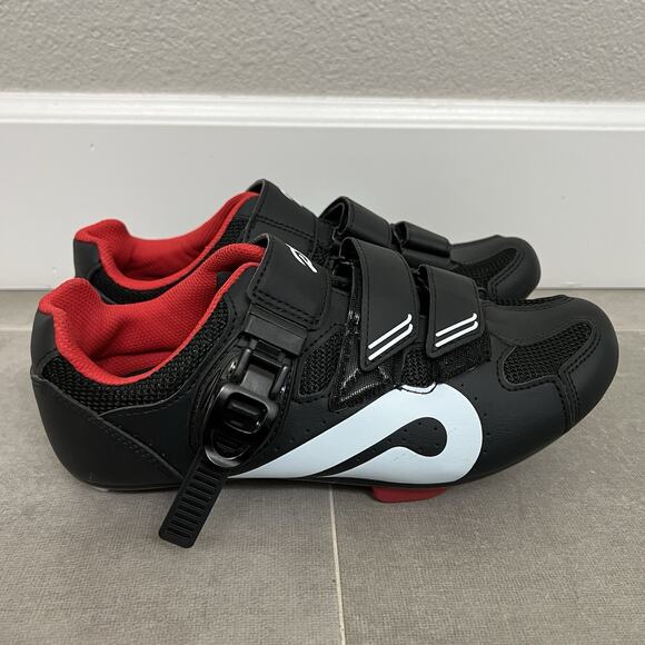Peloton Cycling Cleats Size 40/ US Men’s 7/Womens 9 Black Bike Outdoor Shoes - Picture 1 of 6